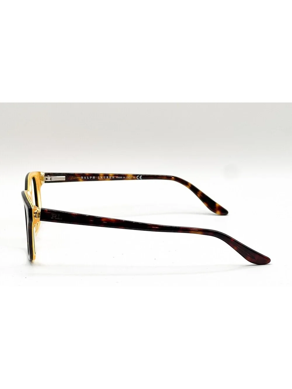 Ralph Lauren RL 6062 5277 Shiny Dark Havana Yellow Eyeglass Frames 52-16